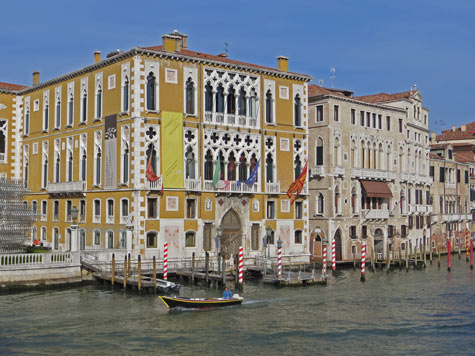 Palaces along the Grand Canal in Venice